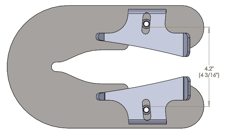 ME-90 maximum cavitation plate width